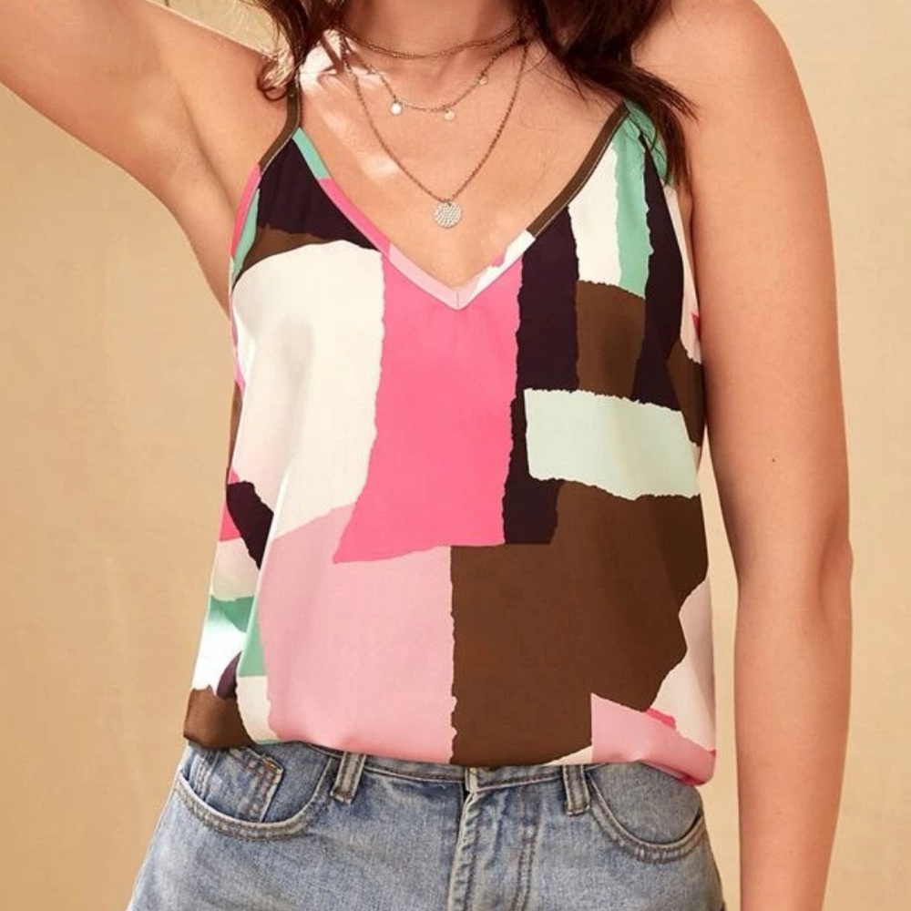 Colorful tank top - never worn